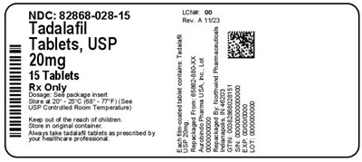 Label (82868 028 15   Rev A 11 23)